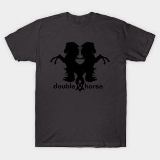 double horse logo - H O R S E W H I T E Essential summer vintage T-Shirt